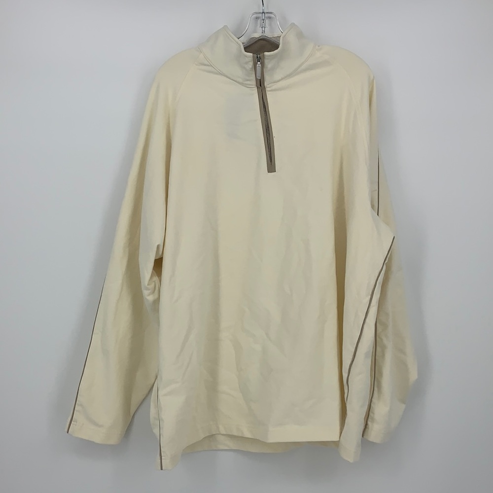 NWT Daniel Cremieux Pull-Over Jacket Cream Color SZ XXL